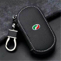 Perodua เคสฝาพับเก็บรีโมทแบบกระเป๋าสตางค์กระเป๋ากุญแจในรถยนต์ทำจากหนังมีปลอกหุ้มกระเป๋าพวงกุญแจตัวป้องกันการจัดเก็บป้องกันการสูญหายสำหรับ Perodua Aruz Ativa Axia Bezza Myvi Viva Rusa Kelisa Kancil Kenari