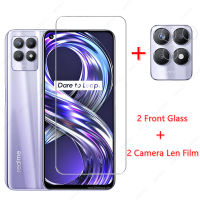 Glass on Realme 8i Tempered Glass for Realme 8i Screen Protector Full Glue Protective Camera Glass for Realme 8i 8s 5G 8 Pro