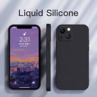 Luxury Original Liquid Silicone Case for IPhone 14 13 12 11 Pro Max Mini Shockproof Case for IPhone XS MAX XR X 6 7 8 Plus SE  Screen Protectors