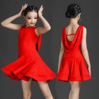 Latin Dance Costumes For Girls Modern Competition Kids Latin Dancing Dresses Childen Vestidos Tango Salsa Stage Cha Cha Ballroom