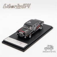 Liberty64 1:64 W109 300 SEL 6.8 Sonax #3รถโมเดล Diecast สีดำ