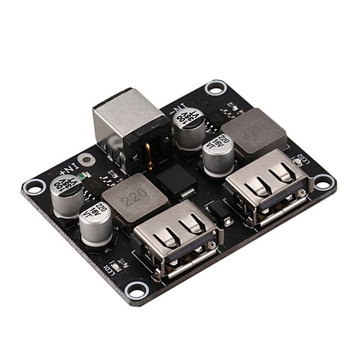 2-channel-usb-qc3-0-qc2-0-dc-dc-buck-converter-charging-step-down-module-6-32v-9v-12v-24v-to-fast-quick-charger-circuit-board-3v-5v-12v