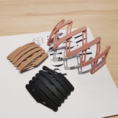 [COD] new telescopic folding head hoop matte texture toothed with invisible hair clip