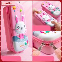 เคสดินสอกระต่าย Harilla น่ารักกล่องเครื่องเขียนกล่องใส่ดินสอ/ปากกาที่วางปากกาสำหรับเด็ก