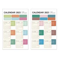 2024 2023 Calendar Stickers Kawaii Journal Planner Index Label Tags Monthly Schedule Agenda Label Tab Kawaii Stationery Stickers Stickers Labels