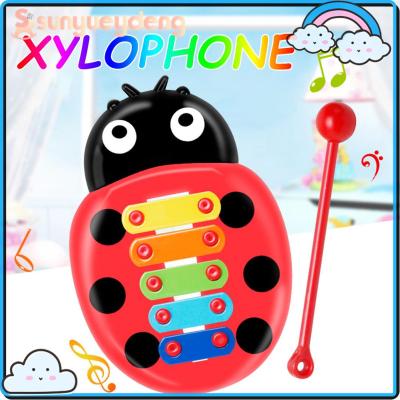 เต่าทองไม้มือเคาะเครื่องมือ8โน้ตของเล่นดนตรีเด็ก Beat Xylophone ของเล่นพัฒนาเด็กของเล่นก่อนการศึกษาสำหรับเด็ก