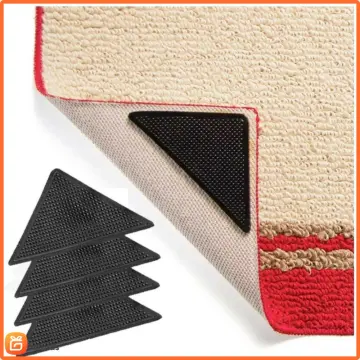Non Slip Rug Pads Grippers Anti Curling Rug Stopper Washable Grip Pad Self  Adhesive Patch Tape Keep Your Rug in Place Stickers