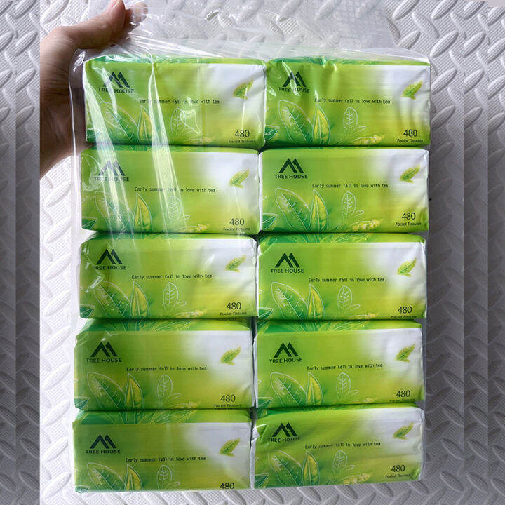 Paper toilet paper 4Ply 480 Sheets Facial Tissue soft towel paper