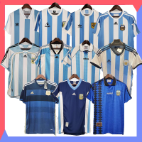 National Team Qatar Argentina Retro Jersey for Man Football Shirt 1978 1986 1993 1994 1998 2006 2014 2010 9697 Soccer Classic Jersey AAA Size S-2XL