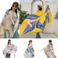 20212021 NEW 9styles 100x180cm Bikini Bathing Swimwear Cover Up Sarong Mats Wrap Scarf Pareo Beach Cover-Ups Women Large Beach Dress