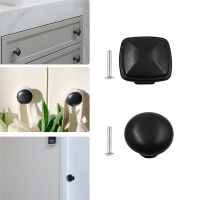 Drawer Knobs Cupboard Vintage Round Furniture Door Pull Handle Jewelry Box Door Ring Cabinet Dresser Handle with Mounting Screw