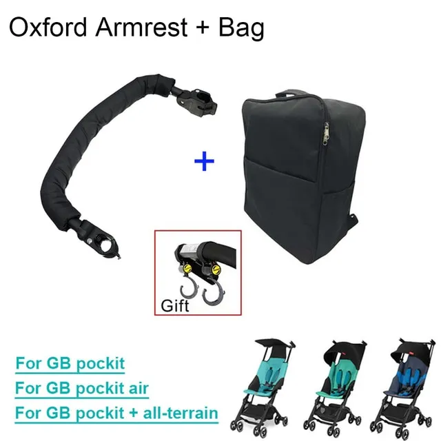 Travel Stroller Accessories Travel Bag Storage Bag Bumper Armrest For