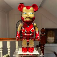 [พร้อมส่ง] ฟิกเกอร์ตุ๊กตาหมี Kubrick Bear Bearbrick Iron Man Spider-Man Venom Van Gogh Starry Sky สูง 70 ซม. 1000% สําหรับตกแต่งห้องนั่งเล่น