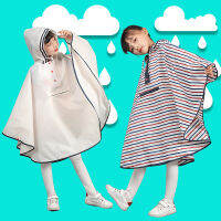 Kids Raincoats for Girls for Waterproof Windproof Rainwear Hat Eaves Design Breathable Comfortable High Quality Poncho Raincoat