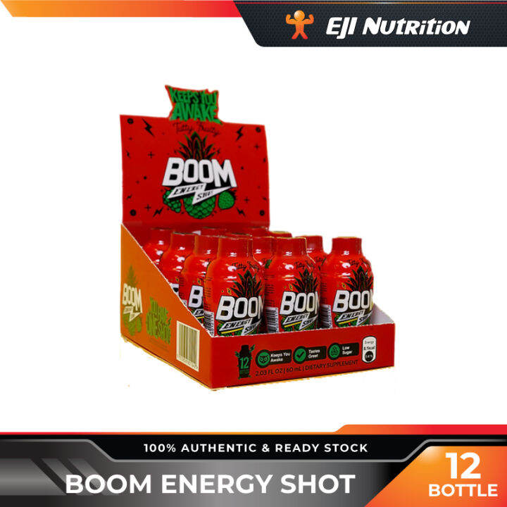 BOOM Energy Shot, 60ml x 12 Lazada