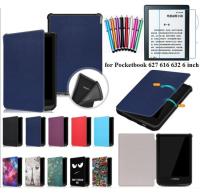 Gligle Sleep/Wake UP Slim Case For Pocketbook 617 Cover For Basic Lux 3 Stylus Screen Film