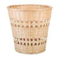 Trash Can Bamboo Woven Garbage Bucket Manual Woven Wastepaper Basket Bathroom Recycling Trash Bins Trashcan Dropshipping