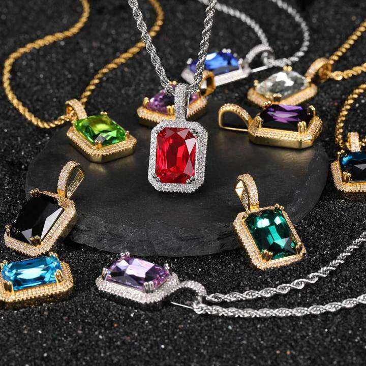 rock-sugar-cube-gem-pendant-necklace-hip-hop-rock-street-fashion-women-multicolor-zircon-necklace-trendy-mens-jewelry-gift