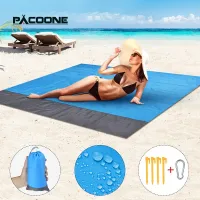 2x2.1m Outdoor Camping Mat Folding Waterproof Pocket Beach Blanket Mattress Portable Lightweight Mat Picnic Mat Sand Beach Mat