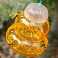 1PC Gourd Shape Bee Trap Wasp Trap Fly Flies Insect Bug น้ำผึ้งหม้อแขวนหม้อน้ำผึ้งกับดัก Catcher-Mengzone