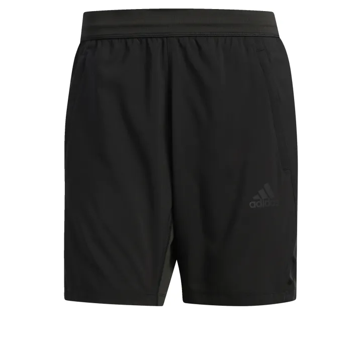 Adidas Training Aeroready 3 Stripes 8 Inch Shorts Men Black Fl4389 Lazada Indonesia 8146