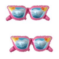 3 pcs New Summer Sun glasses Shape Aluminum Film Balloon Childrens Birthday Party Dance Party Balloons