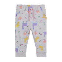 กางเกงจ๊อกเกอร์เด็กผู้หญิง Mothercare grey printed joggers YB522