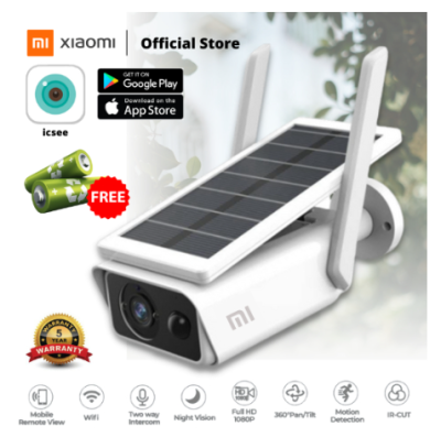 กล้องวงจรปิด  Solar CCTV Q1/ Battery Power 3MP 1296p Wireless Wifi กล้องวงจรปิด พลังงานแสงอาทิตย์ กล้องวงจรปิดกันน้ำ พลังงานแสงอาทิตย์