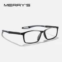 MERRYS DESIGN Men Sport Glasses Frames TR90 Eyewear Outdoor Sports Rectangle Glasses Frame Myopia Prescription Eyeglasses S2522