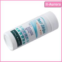 แถบทดสอบค่า PH ความแม่นยำสูง II-AURORA 100ct ขนาดกะทัดรัดแบบเต็มรูปแบบแผ่นทดสอบขนาด7ใน1กระดาษตรวจสอบค่า PH