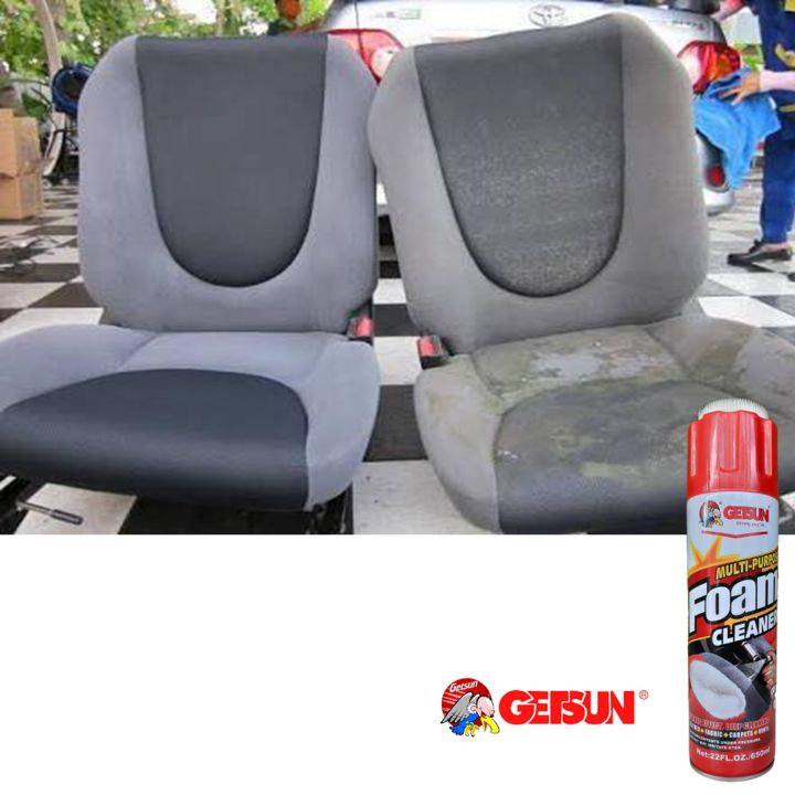 สเปรย์โฟมทำความสะอาดอเนกประสงค์-getsun-foam-cleaner-ขนาด-650-ml-ซักเบาะผ้า-เบาะหนัง-พรมกำมะหยี่-รองเท้า-พรม-ผ้าม่าน-กระจก-ยางรถ-โซฟาผ้าที่ถอดซักไม่ได้-อุปกรณ์กีฬาฯลฯ-มีบริการเก็บเงินปลายทาง-จัดส่งโดยk