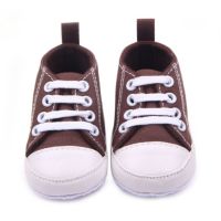 Fashion Baby Boys Girls Canvas Shoes Infant Soft Sole Crib Prewalker 0-12M 12 Colors