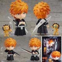 Nendoroid 991 Bleach Kurosaki lchigo Action FIGURE collectible สำหรับของเล่นเด็กของขวัญของเล่น