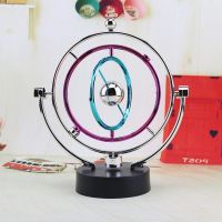 สีสัน Celestial Orbital Perual Motion Instrument Armillary Sphere Table Decor Kinetic Orbital Revolving Gadget การศึกษา