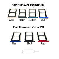 เปลี่ยนสำหรับ Huawei Honor 20 ดู V20 ถาดใส่ซิมการ์ดช่องเสียบอะแดปเตอร์ Connector Repair Parts-SOPO STORE