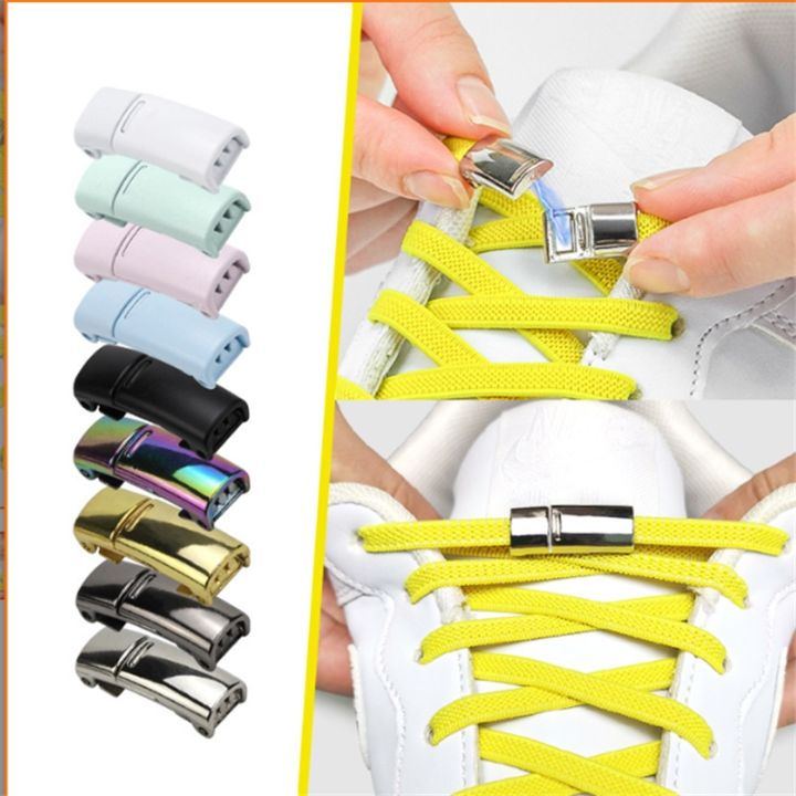 lz-elastic-reticulated-woven-flat-shoe-laces-buckle-lock-no-tie-cadar-os-fecho-quick-wear-lazy-shoelace-capsule-8mm-2pcs