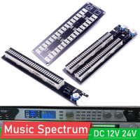 LED Stereo Music Spectrum light Audio Level Indicator 12V 24V power Amplifier VU Meter F/ Car player Light Atmosphere