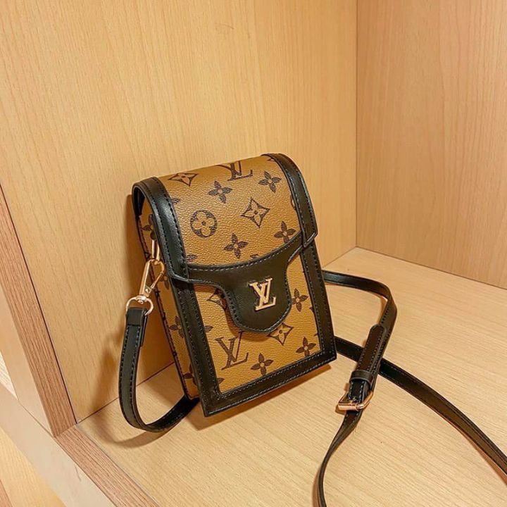 K&K15 Collection Lu Casual PU Leather Cp Sling Bag For Women High Quality
