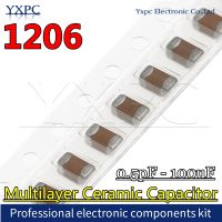 【YF】▥▼  100pcs 1206 SMD Chip Multilayer Capacitor 0.5pF-100uF 104 10pF 100pF 1nF 10nF 15nF 100nF 0.1uF 1uF 2.2uF 4.7uF 10uF 47uF