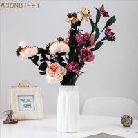 【YF】❡☌  Plastic Round Vase Simplicity Color Decoration Tableware Ornaments Drop-Resistant