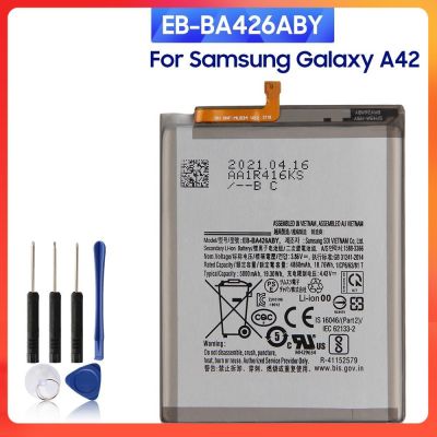 แบตเตอรี่  แท้  Samsung Galaxy A42 4860mAh Battery EB-BA426ABY  แบตเตอรี่รับประกัน 6 เดือน แถม ฟรี ไขควง