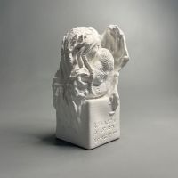 Mythology Lord Cthulhu of Rlyeh Plaster Sculpture Figurines Portrait Art Ornaments Office Home Decor