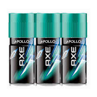 [ส่งฟรี!!!] แอ๊กซ์ อพอลโล่ สเปรย์ระงับกลิ่นกาย ขนาด 50 มล. แพ็ค 3 กระป๋องAxe Spray Apollo Axe 50 ml x 3