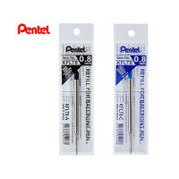 Pentel ไส้ปากกาลูกลื่น เพนเทล KFLT8 0.8mm - หมึกสีดำ เเละ น้ำเงิน