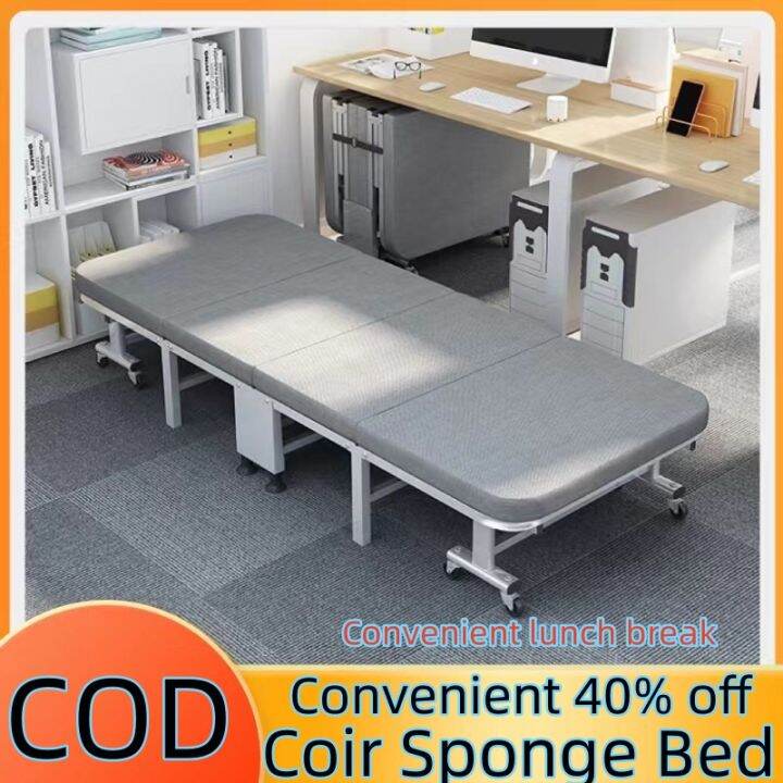 Folding bed Folable Office Lunch Break Bed Folding sales single folding