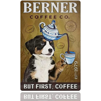 ป้ายโลหะดีบุก Berner Coffee Co.