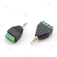 3.5mm 3 4 Pole Male Connector Terminal 3pin 4pin Audio AUX Earphone Adapter To Headphone Jack Stereo Plug Solderless DIY WDAGTH