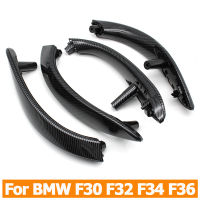 ภายในรถคาร์บอนไฟเบอร์มือจับประตูที่มีฝาครอบมือจับสำหรับ BMW 3 4 Series M4 F30 F34 F36 M3 F80 F82 F83