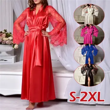 Contrast Lace Mesh Nightdress, Elegant Deep V Sleeveless Sleep Dress,  Women's Sleepwear & Dresses - China Dresses and Women's Sleepwea price