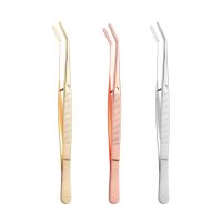 【LZ】♈☼  Stainless Steel Sharp Ergonomic Versatile Durable Precise Premium Stainless Steel Tweezers Professional Nail Art Tools Fashion